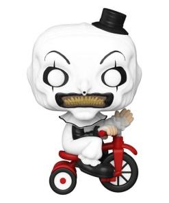 Terrifier POP! Movies Vinyl Figura Art the Clown w/bike 9 cm