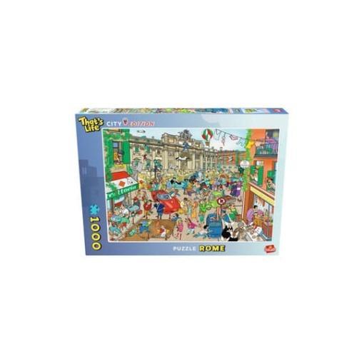 That´s Life Puzzle City Edition Rome (1000 piezas) - Embalaje dañado