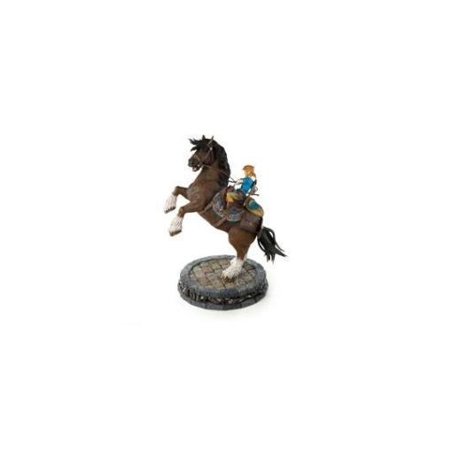 The Legend of Zelda Breath of the Wild Estatua Link on Horseback 56 cm