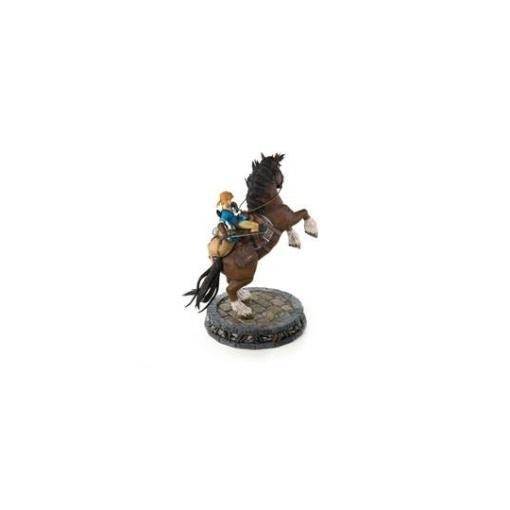 The Legend of Zelda Breath of the Wild Estatua Link on Horseback 56 cm