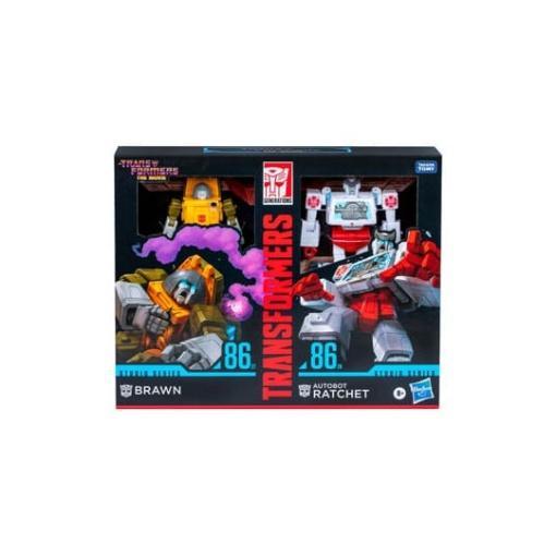 The Transformers: The Movie Studio Series Deluxe Class Pack de 2 Figuras Brawn & Autobot Ratchet 11 cm