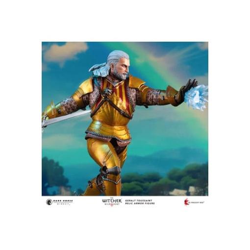 The Witcher 3 Estatua PVC Geralt Toussaint Relic Armor 20 cm