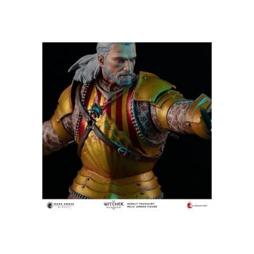 The Witcher 3 Estatua PVC Geralt Toussaint Relic Armor 20 cm