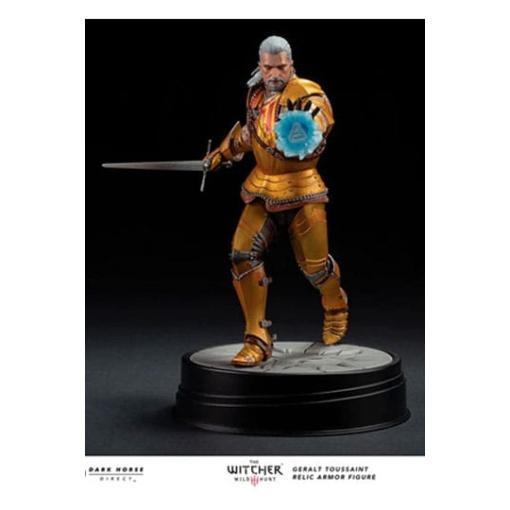 The Witcher 3 Estatua PVC Geralt Toussaint Relic Armor 20 cm