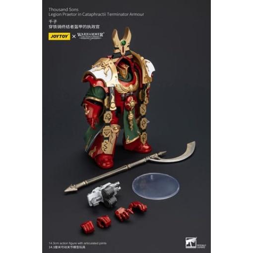 Warhammer The Horus Heresy Figura 1/18 Thousand sons Legion Praetor in Cataphractii Terminator Armour 12 cm