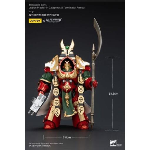 Warhammer The Horus Heresy Figura 1/18 Thousand sons Legion Praetor in Cataphractii Terminator Armour 12 cm