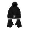 Wednesday Set de Beanie & Guantes Nervermore