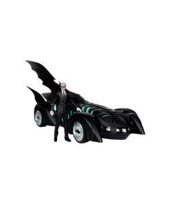 Batman Forever DC Multiverse Figura con Vehículo Alfred Pennyworth & Batmobile (Gold Label) 79 cm