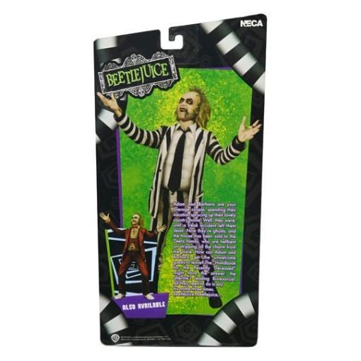 Beetlejuice 1988 Figura Beetlejuice Black and White Striped Suit 18 cm