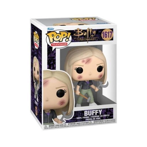 cazavampiros Figura POP! TV Vinyl Buffy w/Weapons 9 cm