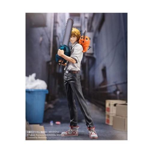 Chainsaw Man Estatua S-Fire PVC 1/7 Denji & Pochita 24 cm