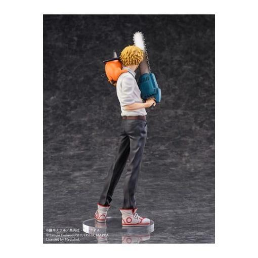 Chainsaw Man Estatua S-Fire PVC 1/7 Denji & Pochita 24 cm