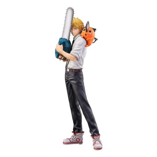 Chainsaw Man Estatua S-Fire PVC 1/7 Denji & Pochita 24 cm