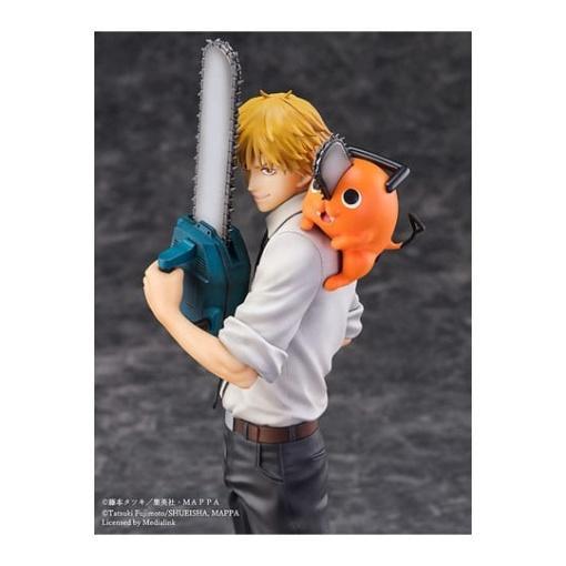 Chainsaw Man Estatua S-Fire PVC 1/7 Denji & Pochita 24 cm