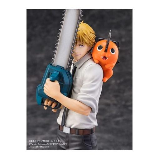 Chainsaw Man Estatua S-Fire PVC 1/7 Denji & Pochita 24 cm