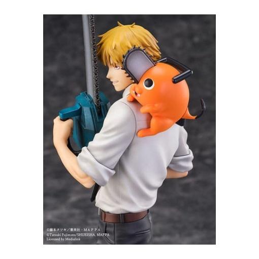 Chainsaw Man Estatua S-Fire PVC 1/7 Denji & Pochita 24 cm