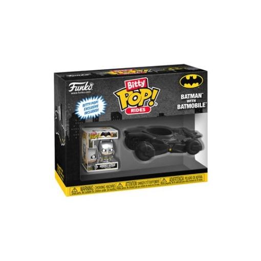 DC Comics Bitty POP! Rides Vinyl Figura Batman w/Batmobile 2