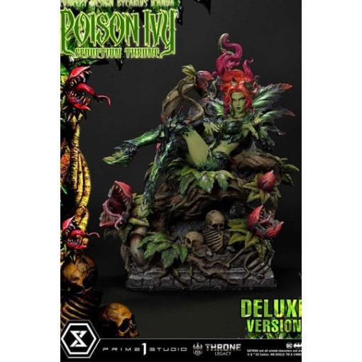 DC Comics Estatua 1/4 Throne Legacy Collection Batman Poison Ivy Seduction Throne Deluxe Bonus Version 55 cm