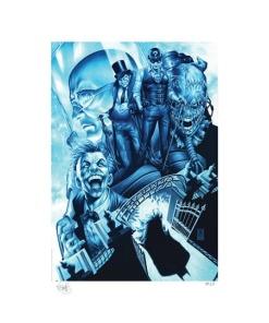 DC Comics Litografia The Gates of Arkham 46 x 61 cm - sin marco