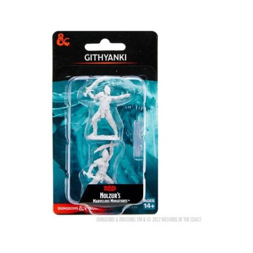 D&D Nolzur's Marvelous Miniatures Pack de 2 Miniaturas sin pintar Githyanki