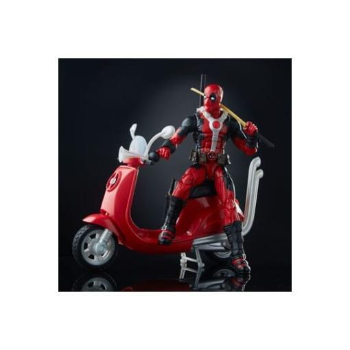 Deadpool Corps Marvel Legends Vehículo con Figura Deadpool with Scooter 15 cm