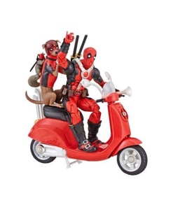 Deadpool Corps Marvel Legends Vehículo con Figura Deadpool with Scooter 15 cm