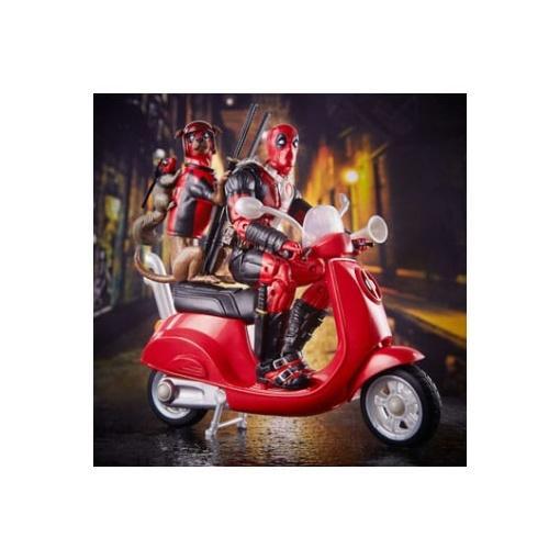 Deadpool Corps Marvel Legends Vehículo con Figura Deadpool with Scooter 15 cm