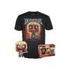 Deadpool POP! & Tee Set de Minifigura y Camiseta Heavy Metal