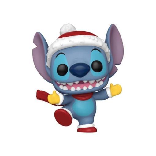 Disney Figura POP! Vinyl Holiday Stitch w/Hat 9 cm