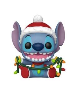 Disney Figura POP! Vinyl Holiday Stitch w/Lights 9 cm