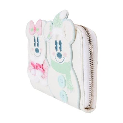 Disney by Loungefly Monedero Minnie & Mickey Pastel Snowman