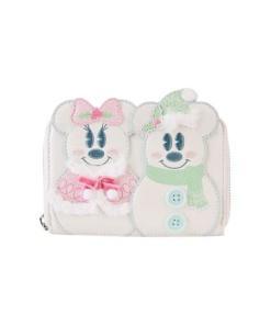 Disney by Loungefly Monedero Minnie & Mickey Pastel Snowman