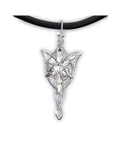 El Señor de los Anillos Colgante Mini Evenstar (Plata de ley)