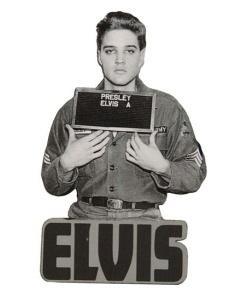 Elvis: Enlistment Photo Funky Chunky Magnet