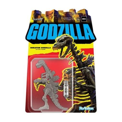 Godzilla Figura Toho ReAction Godzilla Skeleton Grey 10 cm