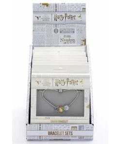 Harry Potter: Deathly Hallows with Golden Snitch and Platform 9 3-4 Charm Bracelets Display (30)