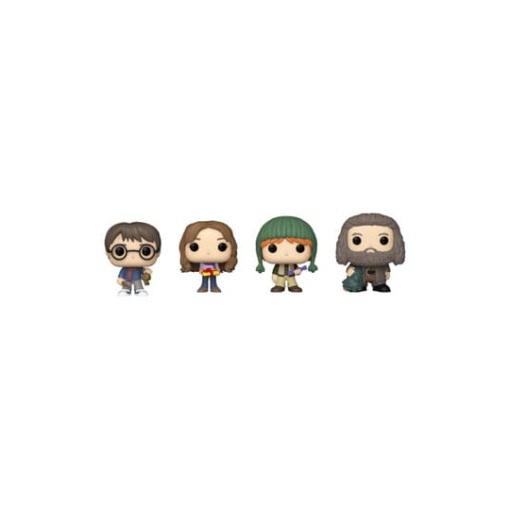 Harry Potter Holiday 2024 Pack de 4 Llaveros Pocket POP! Vinyl Tree Holiday Box 4 cm