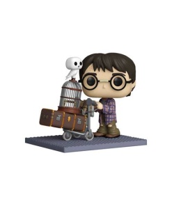 Harry Potter POP! Deluxe Vinyl Figura Harry Pushing Trolley 9 cm