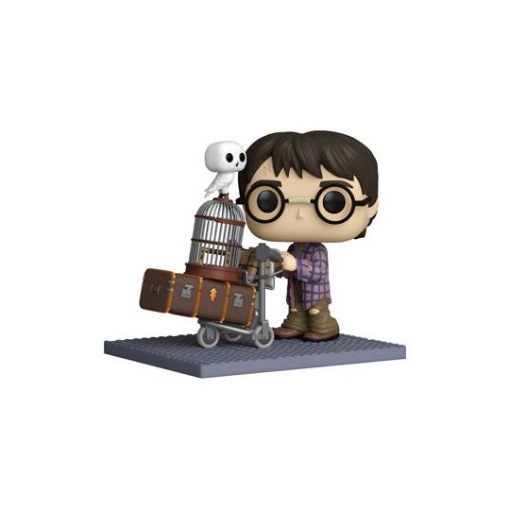 Harry Potter POP! Deluxe Vinyl Figura Harry Pushing Trolley 9 cm