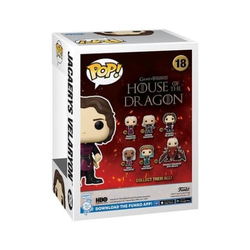 La casa del dragón Figura POP! TV Vinyl Jarcarys Valaryon 9 cm