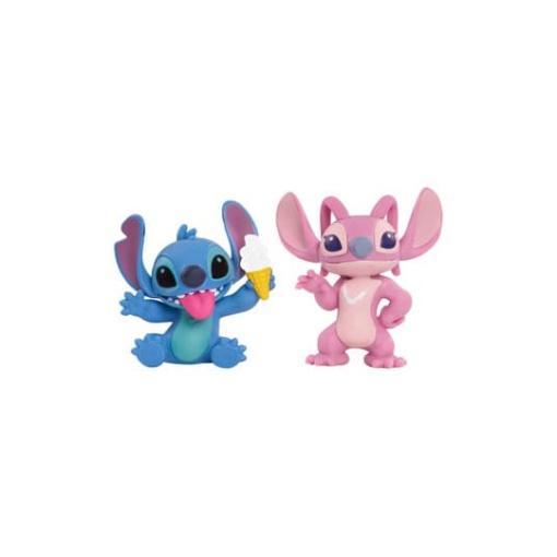 Lilo & Stitch Pack de 2 Minifiguras Angel & Stitch 7 cm