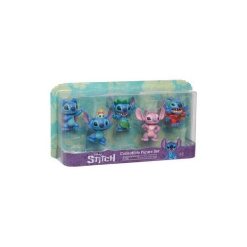 Lilo & Stitch Pack de 5 Minifiguras Stitch Collectible Figure Set 7 cm