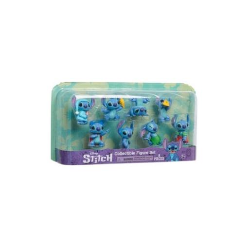 Lilo & Stitch Pack de 8 Minifiguras Stitch Collectible Figure Set 7 cm