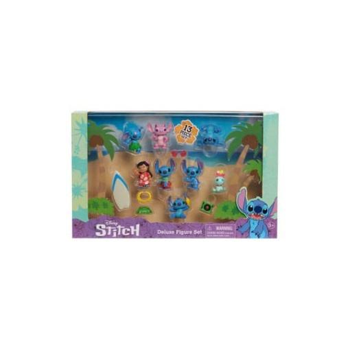 Lilo & Stitch Pack de 8 Minifiguras Stitch Deluxe Figure Set 7 cm