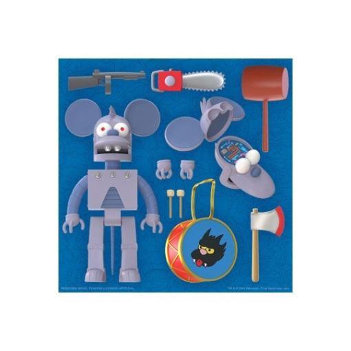 Los Simpson Figura Ultimates Robot Itchy 18 cm