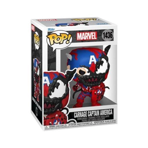 Marvel Figura POP! Vinyl Carnageized - Captain America 9 cm