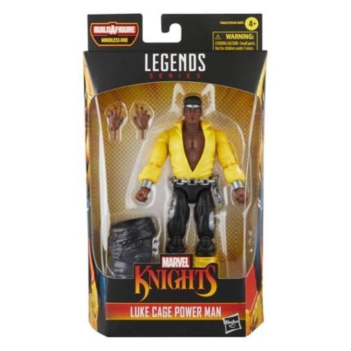 Marvel Knights Marvel Legends Figura Luke Cage Power Man (BAF: Mindless One) 15 cm