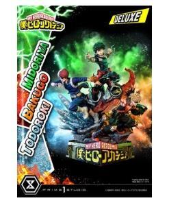 My Hero Academia: Deluxe Midoriya with Bakugo and Todoroki 1:4 Scale Statue