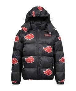 Naruto Chaqueta acolchada rojo