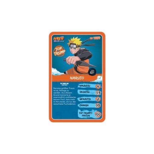 Naruto ShippudenCollectible Juego de cartas Top Trumps Quiz Anime Collectible *Edición Alemán*